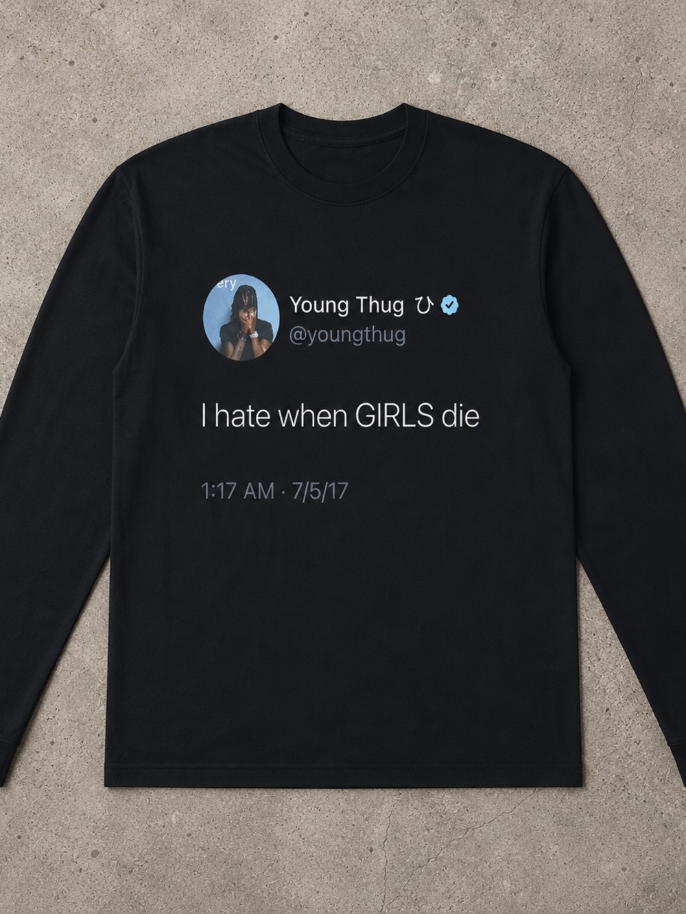 I Hate When Girls Die Long Sleeve Shirt ✅